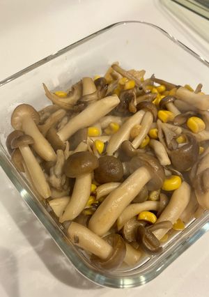 きのことコーンの醤油炒め-レシピのメイン写真