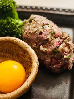 鯵のなめろう風ユッケ-レシピのメイン写真