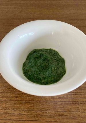 【離乳食初期】レンジで簡単♪小松菜の白和え風-レシピのメイン写真