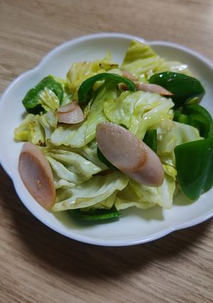 ギョニソとキャベツのあっさり炒め-レシピのメイン写真