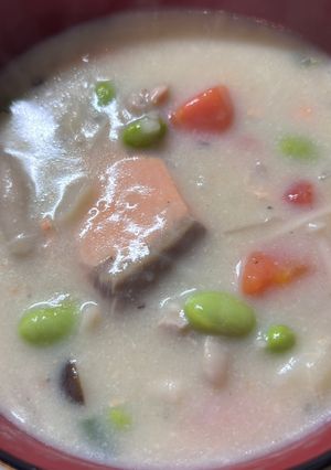 米粉のクリームシチュー　鮭入り-レシピのメイン写真