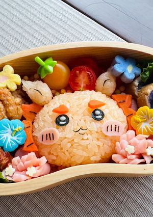 ちいかわ シーサーキャラ弁❤️-レシピのメイン写真