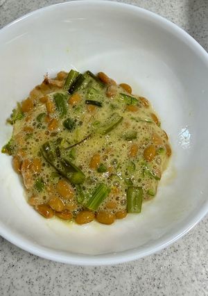 たたきわらびの納豆和え-レシピのメイン写真