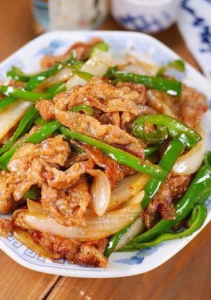 行列の定食屋🍚豚バラピーマンのピリ辛みそ漬け炒め-レシピのメイン写真