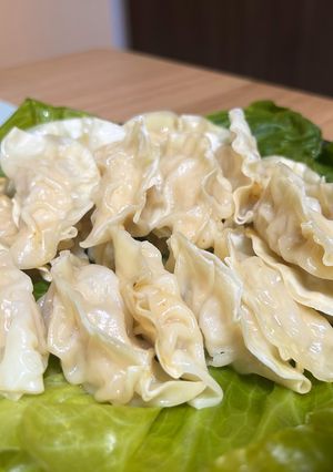 キャベツをフル活用！漢の蒸し餃子-レシピのメイン写真