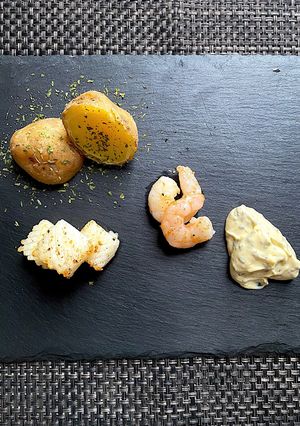 バジルマヨで一口前菜-レシピのメイン写真
