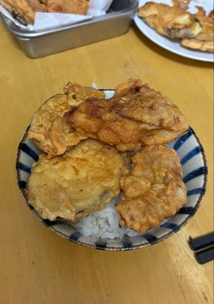 沖縄風カツオと野菜の天ぷら丼-レシピのメイン写真