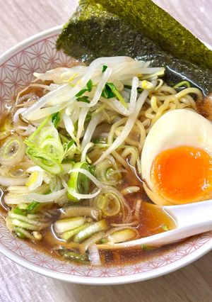 旨みもやし乗せラーメン♪-レシピのメイン写真