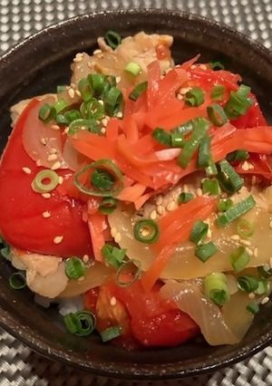 【夏バテ予防】さっぱり！ポン酢スタミナ丼-レシピのメイン写真