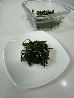 春菊の塩昆布和え-レシピのメイン写真