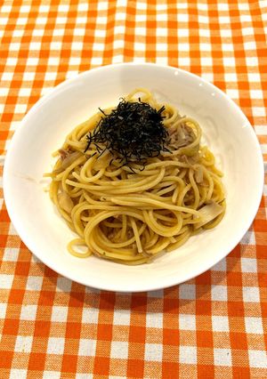 まいたけの和風スパゲティ-レシピのメイン写真