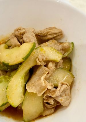 きゅうりと豚肉の旨辛炒め-レシピのメイン写真