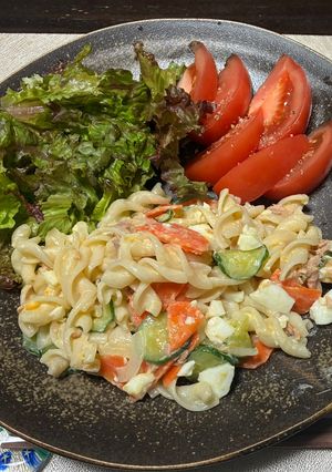 米粉マカロニサラダ-レシピのメイン写真
