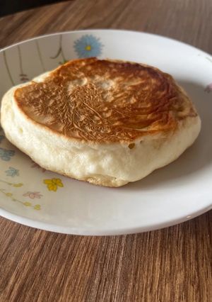 卵・牛乳なし！もちもちパンケーキ-レシピのメイン写真