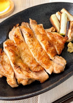 居酒屋風！柚子胡椒チキン＆香ばしねぎの同時グリル-レシピのメイン写真