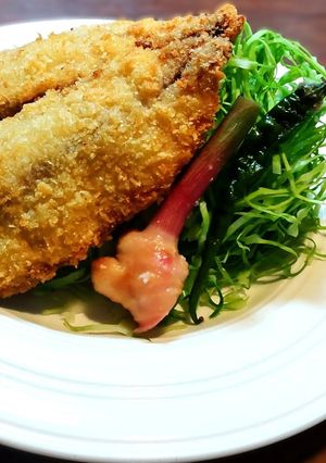 青梅塩麹漬け鰺フライ-レシピのメイン写真