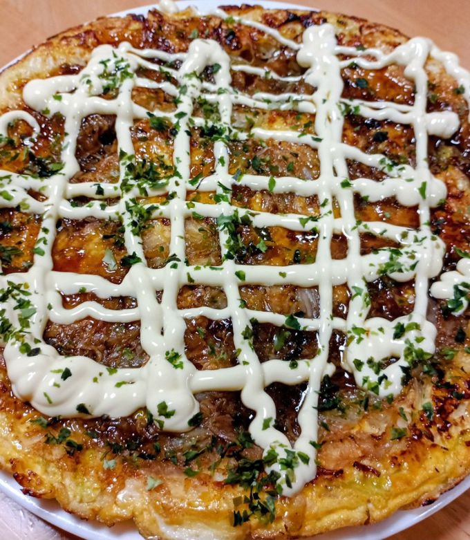 薄力粉なし！豚キャベツのお好み焼き風☆紹介文-レシピのメイン写真