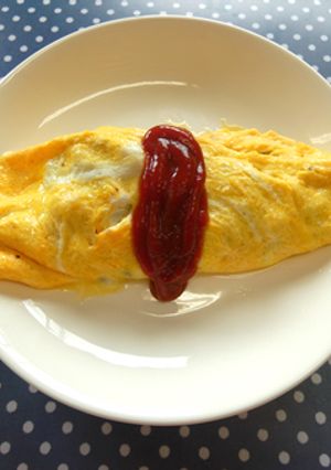 ぶなしめじとチーズのオムレツ-レシピのメイン写真