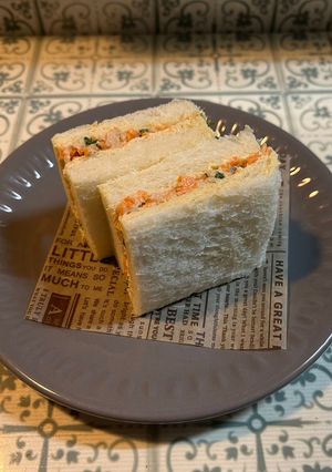 ツナとにんじんのサンドイッチ-レシピのメイン写真