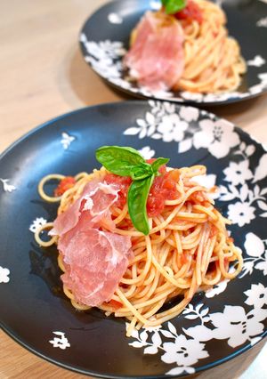 田中家の和えるだけ絶品冷製トマトパスタ2-レシピのメイン写真