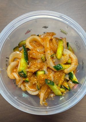 イカの刺身を使って簡単イカフェ-レシピのメイン写真
