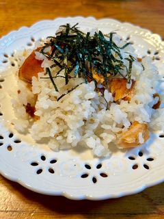 焼き鮭の簡単混ぜ寿司♪-レシピのメイン写真