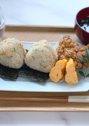 天かすおにぎり-レシピのメイン写真