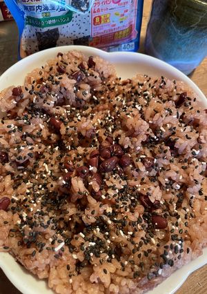 お祝いお赤飯-レシピのメイン写真