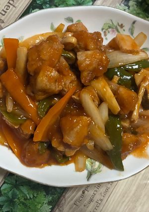 揚げないカンタン酢豚-レシピのメイン写真