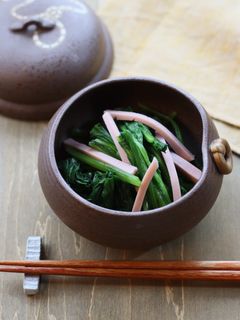 魚肉ソーセージとほうれん草の辛子和え-レシピのメイン写真