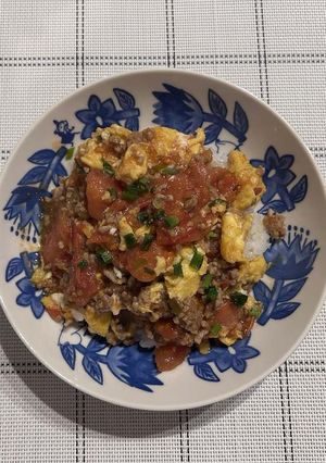 ふわたまとまと丼-レシピのメイン写真