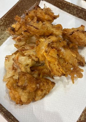 玉ねぎと干しエビのかき揚げ天ぷら-レシピのメイン写真