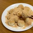 時間がたってもやわらか♪お豆腐のお月見団子