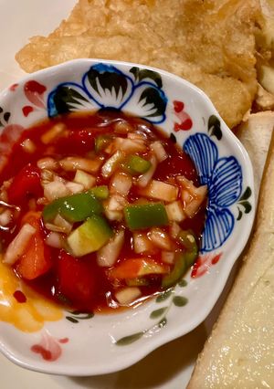 【フレッシュトマトと野菜のサルサ】-レシピのメイン写真