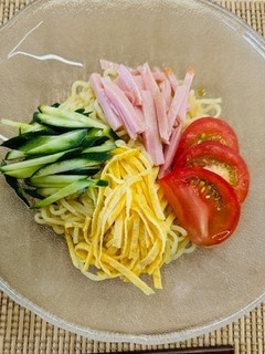 柳金属の生ぽん酢で冷やし中華-レシピのメイン写真