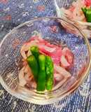 大根と紫玉葱のハチミツレモン和え
