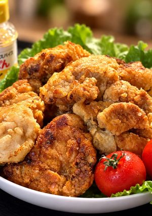 サッパリ☆鶏ももでサクじゅわ味ぽん唐揚げ-レシピのメイン写真