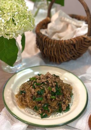 ごはんがすすむ！ 豚 ニラ 春雨-レシピのメイン写真