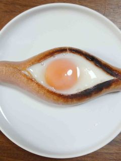 魚肉ソーセージで目玉焼き-レシピのメイン写真