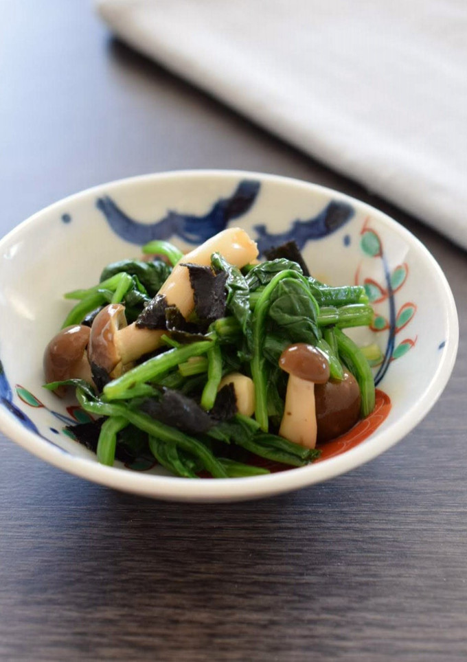 ほうれん草としめじの磯和え-レシピのメイン写真