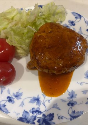 簡単煮込みハンバーグ-レシピのメイン写真