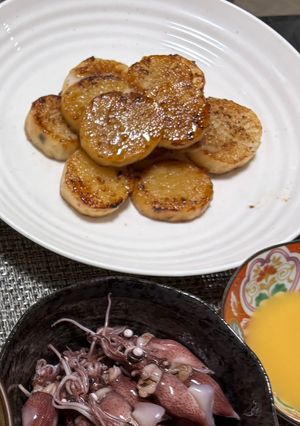 醤油バター　山芋ステーキ　-レシピのメイン写真