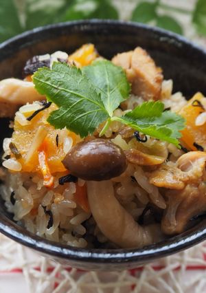 今日の晩御飯！甘くてねっとり中華風おこわ-レシピのメイン写真