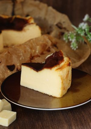 15cm型【生チョコバスクチーズケーキ】-レシピのメイン写真