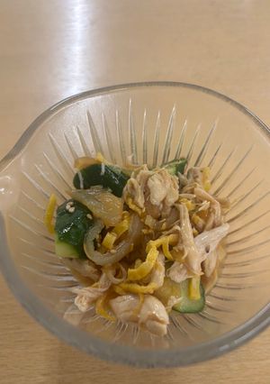 クラゲときゅうりの中華風サラダ-レシピのメイン写真