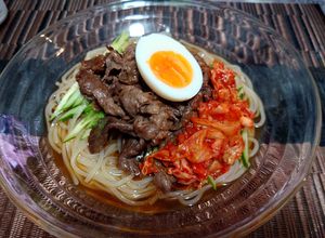 超簡単！キムチ焼肉もりおか冷麺！-レシピのメイン写真