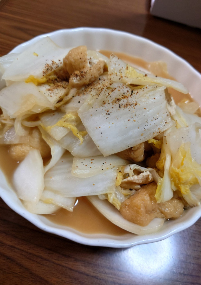 白菜とあげの炊いたん-レシピのメイン写真