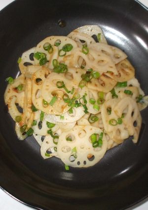 蓮根梅肉ドレッシングサラダ♪簡単レシピ-レシピのメイン写真