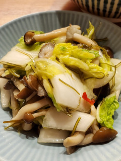 白菜としめじの浅漬け-レシピのメイン写真