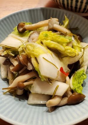 白菜としめじの浅漬け-レシピのメイン写真